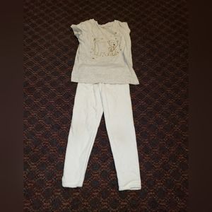 Girls size xs (4-5) two piece outfit